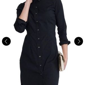 Untuckit marisol button up shirt dress black size 10